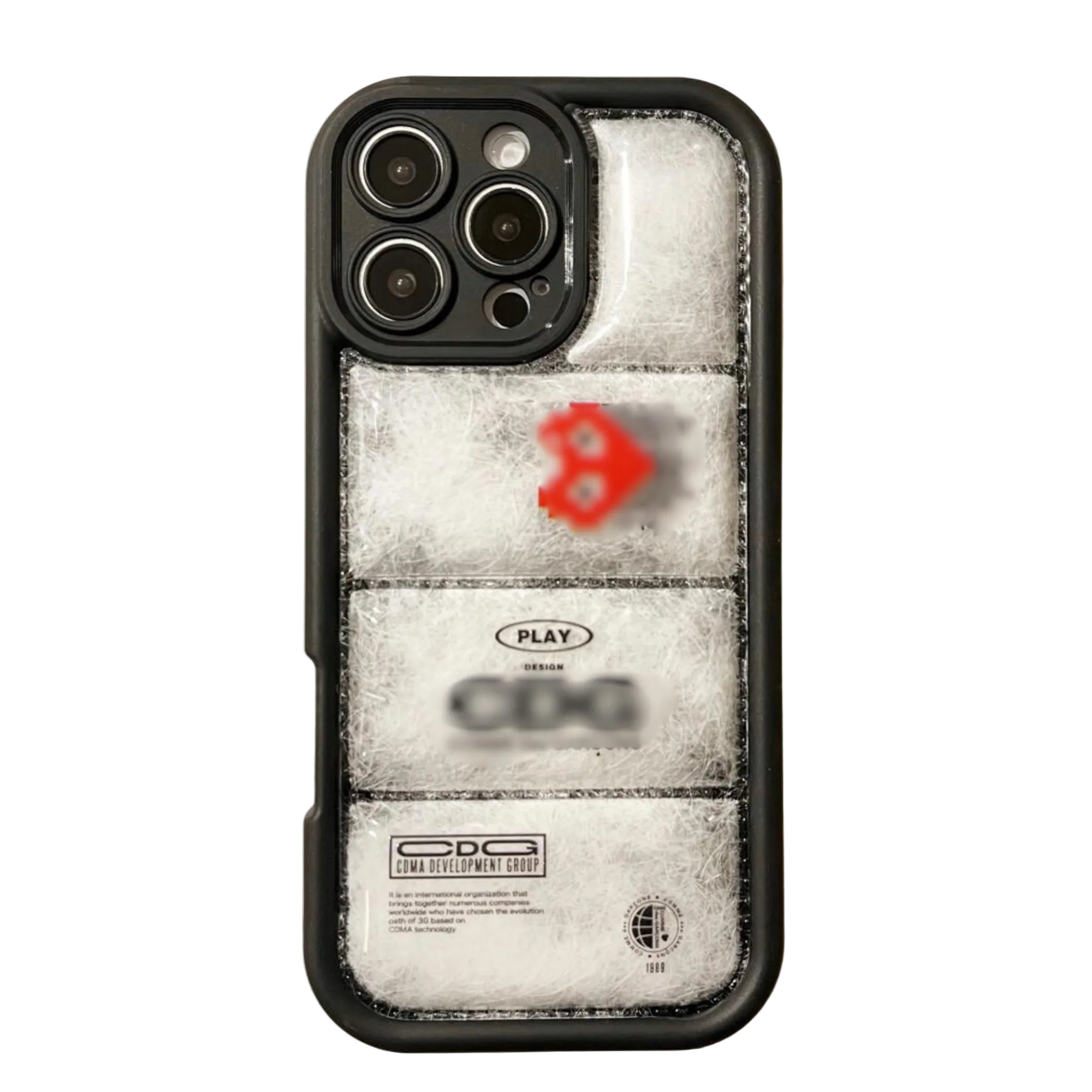 Graphic Puffer Case
